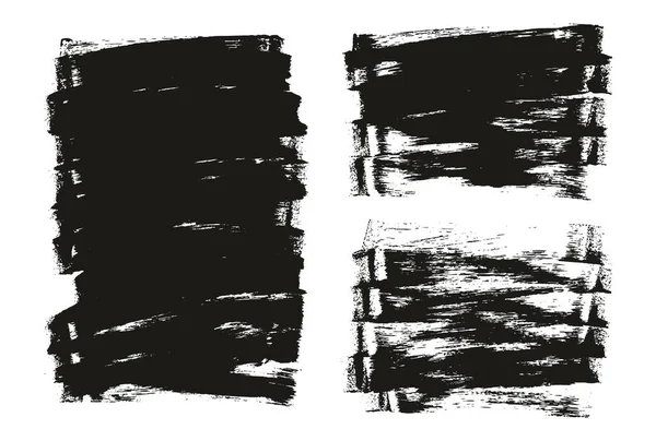 Set Mélange Arrière Plan Vectoriel Abstrait Haute Précision Brosse Artiste — Image vectorielle