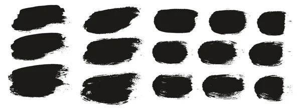 Στρογγυλό Πινέλο Παχύ Σύντομο Φόντο Ευθείες Γραμμές Mix Καλλιτέχνης Πινέλο — Διανυσματικό Αρχείο