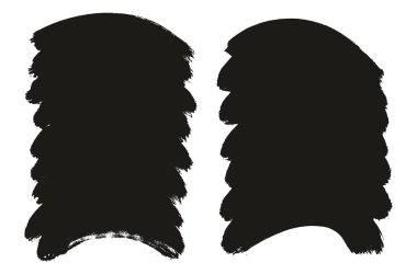 Yuvarlak Fırça Kalın Kalın Arkaplan Sanatçısı Yüksek Detay Ayrıntılı Vektör Arkaplanı 