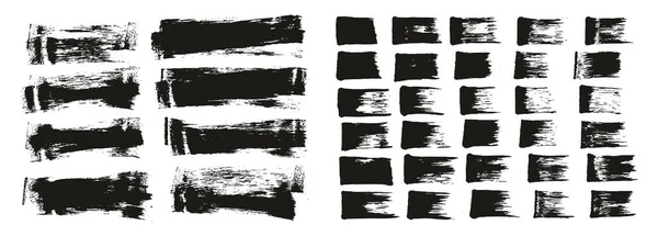 Flat Sponge Thin Artist Brosse Arrière Plan Court Lignes Droites — Image vectorielle