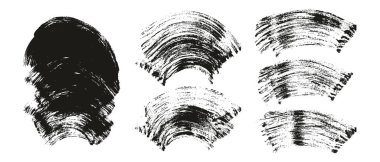 Düz Fan Fırça Kalın Kalın Arkaplan Yüksek Detay Soyut Vektör Arkaplanı Ayarları 