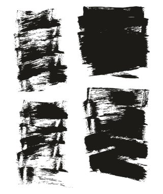 Düz Sünger İnce Sanatçı Fırça Kısa Arkaplan Yüksek Detay Özet Vektör Arkaplanı 