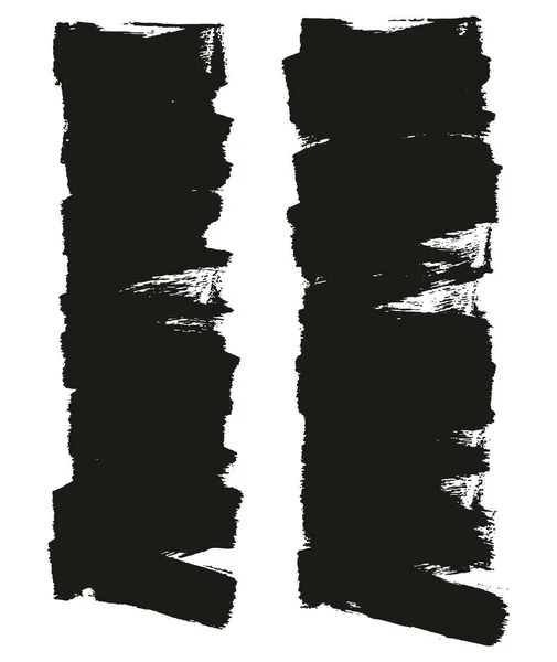 Flat Sponge Thin Artist Brush Short Background High Detail Abstract — Stok Vektör