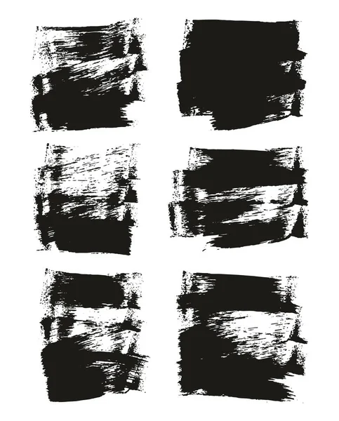 Flat Sponge Thin Artist Brush Short Background High Detail Abstract — стоковый вектор