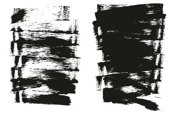 Flat Sponge Thin Artist Brush Short Background High Detail Abstract — Stockvector