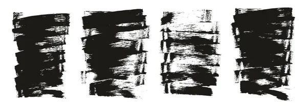 Flat Sponge Thin Artist Brush Short Background High Detail Abstract — Stok Vektör