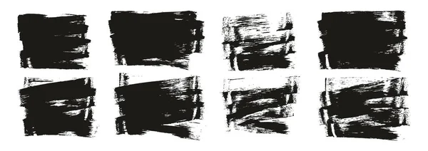 Flat Sponge Thin Artist Brush Short Background High Detail Abstract — стоковый вектор