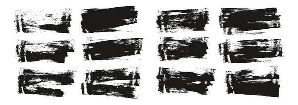 Flat Sponge Thin Artist Brush Short Background High Detail Abstract — Διανυσματικό Αρχείο