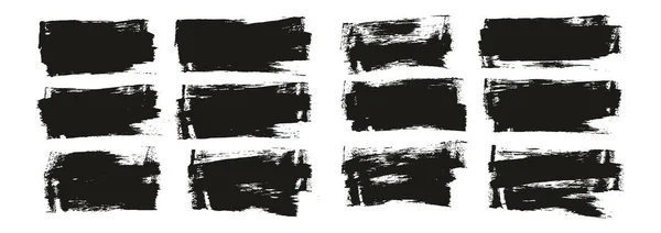 Flat Sponge Thin Artist Brush Short Background High Detail Abstract — Image vectorielle