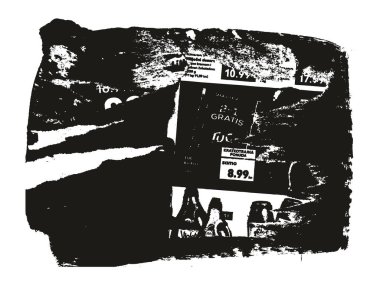 Yırtılmış & Yırtık Kağıt Arkaplan Grunge Punk Stili Yüksek Ayrıntılı Vektör Arkaplanı 