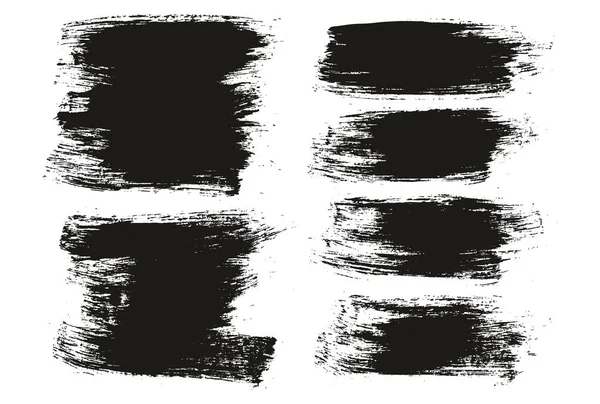 Στρογγυλή Βούρτσα Τακτική Μακρύ Φόντο Mix Καλλιτέχνης Βούρτσα Υψηλής Λεπτομέρειας — Διανυσματικό Αρχείο
