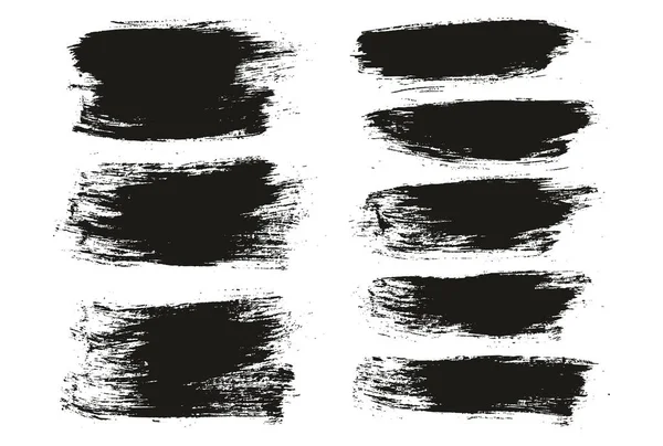 圆形刷子规则长背景混音艺术家刷子高细节抽象向量背景混音集 — 图库矢量图片