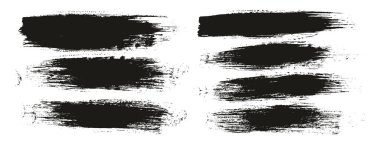 Yuvarlak Fırça Düzenli Uzun Arkaplan Karışık Sanatçı Fırça Yüksek Detay Özet Vektör Arkaplan Ayarları 
