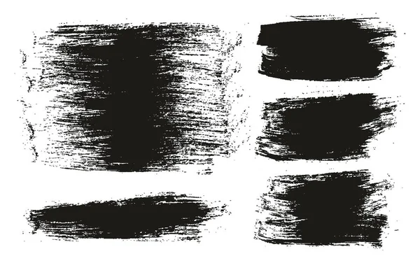 Brush Regular Long Background Mix Artist Brush High Detail Abstract — Stock Vector