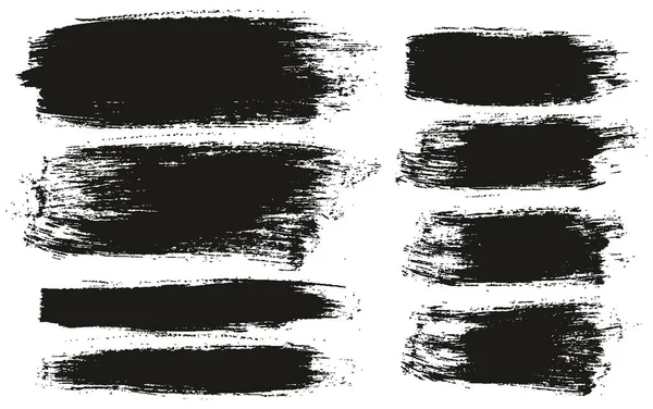 Brush Regular Long Background Mix Artist Brush High Detail Abstract — Vector de stock