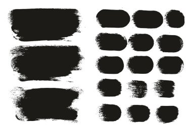 Yuvarlak Sünger Kalın Sanatçı Uzun Arkaplan Fırçası & Düz Satırlar Yüksek Detay Ayrıntılı Vektör Karıştırıcı Arkaplan Ayarları 