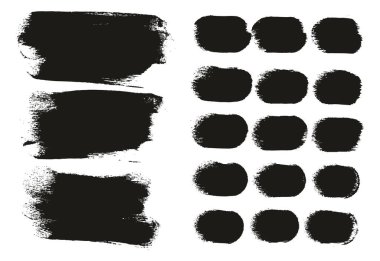 Yuvarlak Sünger Kalın Sanatçı Uzun Arkaplan Fırçası & Düz Satırlar Yüksek Detay Ayrıntılı Vektör Karıştırıcı Arkaplan Ayarları 