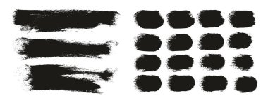 Yuvarlak Sünger Kalın Sanatçı Uzun Arkaplan Fırçası & Düz Satırlar Yüksek Detay Ayrıntılı Vektör Karıştırıcı Arkaplan Ayarları 