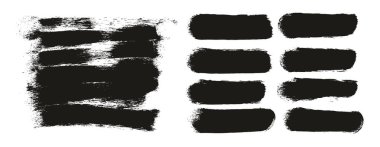 Yuvarlak Sünger Kalın Sanatçı Uzun Arkaplan Fırçası & Düz Satırlar Yüksek Detay Ayrıntılı Vektör Karıştırıcı Arkaplan Ayarları 