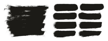 Yuvarlak Sünger Kalın Sanatçı Uzun Arkaplan Fırçası & Düz Satırlar Yüksek Detay Ayrıntılı Vektör Karıştırıcı Arkaplan Ayarları 