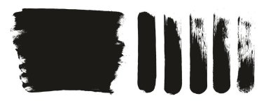 Yuvarlak Sünger Kalın Sanatçı Uzun Arkaplan Fırçası & Düz Satırlar Yüksek Detay Ayrıntılı Vektör Karıştırıcı Arkaplan Ayarları 