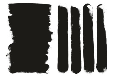Yuvarlak Sünger Kalın Sanatçı Uzun Arkaplan Fırçası & Düz Satırlar Yüksek Detay Ayrıntılı Vektör Karıştırıcı Arkaplan Ayarları 