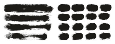 Yuvarlak Sünger Kalın Sanatçı Uzun Arkaplan Fırçası & Düz Satırlar Yüksek Detay Ayrıntılı Vektör Karıştırıcı Arkaplan Ayarları 