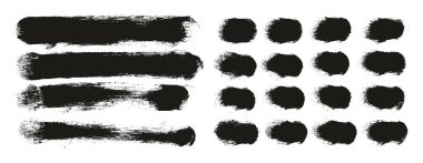 Yuvarlak Sünger Kalın Sanatçı Uzun Arkaplan Fırçası & Düz Satırlar Yüksek Detay Ayrıntılı Vektör Karıştırıcı Arkaplan Ayarları 