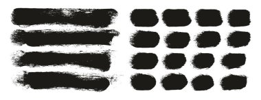 Yuvarlak Sünger Kalın Sanatçı Uzun Arkaplan Fırçası & Düz Satırlar Yüksek Detay Ayrıntılı Vektör Karıştırıcı Arkaplan Ayarları 