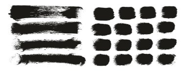 Yuvarlak Sünger Kalın Sanatçı Uzun Arkaplan Fırçası & Düz Satırlar Yüksek Detay Ayrıntılı Vektör Karıştırıcı Arkaplan Ayarları 