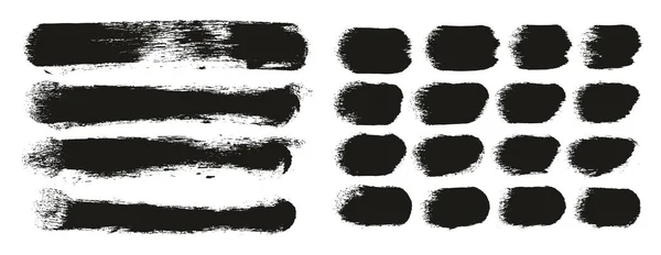 Στρογγυλό Σφουγγάρι Παχύ Καλλιτέχνη Βούρτσα Μακρύ Φόντο Ευθείες Γραμμές Μείγμα — Διανυσματικό Αρχείο