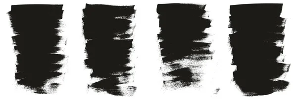 Flat Calligraphy Paint Brush Regular Short Background High Detail Abstract — Stock Vector