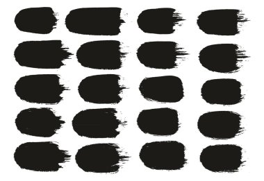 Yuvarlak Fırça Kalın Çizgiler Sanatçı Fırça Yüksek Detay Özet Vektör Arkaplanı 