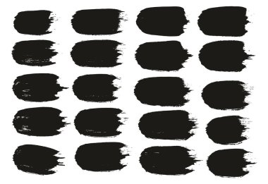 Yuvarlak Fırça Kalın Çizgiler Sanatçı Fırça Yüksek Detay Özet Vektör Arkaplanı 