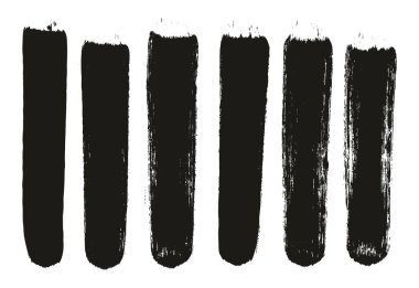 Yuvarlak Fırça Kalın Çizgiler Sanatçı Fırça Yüksek Detay Özet Vektör Arkaplanı 