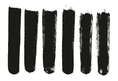 Yuvarlak Fırça Kalın Çizgiler Sanatçı Fırça Yüksek Detay Özet Vektör Arkaplanı 