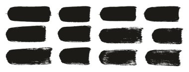 Yuvarlak Fırça Kalın Çizgiler Sanatçı Fırça Yüksek Detay Özet Vektör Arkaplanı 