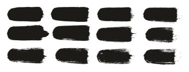 Yuvarlak Fırça Kalın Çizgiler Sanatçı Fırça Yüksek Detay Özet Vektör Arkaplanı 