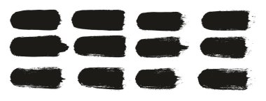 Yuvarlak Fırça Kalın Çizgiler Sanatçı Fırça Yüksek Detay Özet Vektör Arkaplanı 