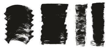 Düz Boya Fırçası İnce Eğri & Uzun & Kısa Arkaplan Yüksek Ayrıntılı Özet Vektör Arkaplanı 