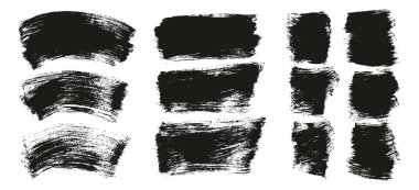 Düz Boya Fırçası İnce Eğri & Uzun & Kısa Arkaplan Yüksek Ayrıntılı Özet Vektör Arkaplanı 