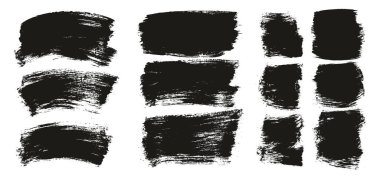 Düz Boya Fırçası İnce Eğri & Uzun & Kısa Arkaplan Yüksek Ayrıntılı Özet Vektör Arkaplanı 