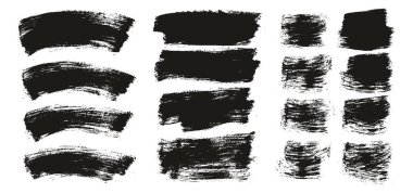 Düz Boya Fırçası İnce Eğri & Uzun & Kısa Arkaplan Yüksek Ayrıntılı Özet Vektör Arkaplanı 