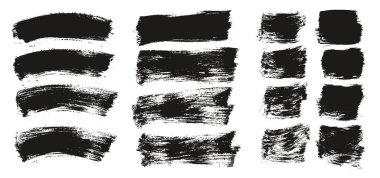 Düz Boya Fırçası İnce Eğri & Uzun & Kısa Arkaplan Yüksek Ayrıntılı Özet Vektör Arkaplanı 