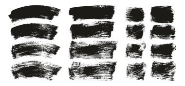 Düz Boya Fırçası İnce Eğri & Uzun & Kısa Arkaplan Yüksek Ayrıntılı Özet Vektör Arkaplanı 