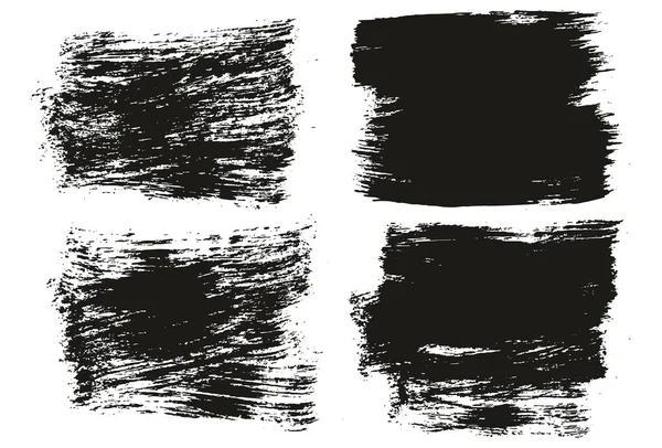 Плоская Кисть Краски Толстый Короткий Фон Высокая Детализация Векторный Фон — стоковый вектор