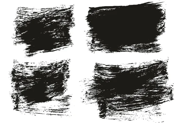 Flache Farbe Pinsel Dicken Kurzen Hintergrund Hohe Detail Abstrakte Vektor — Stockvektor