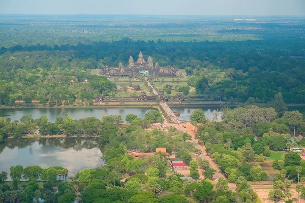 Vista aérea do Templo Angkor Wat — Fotografia de Stock