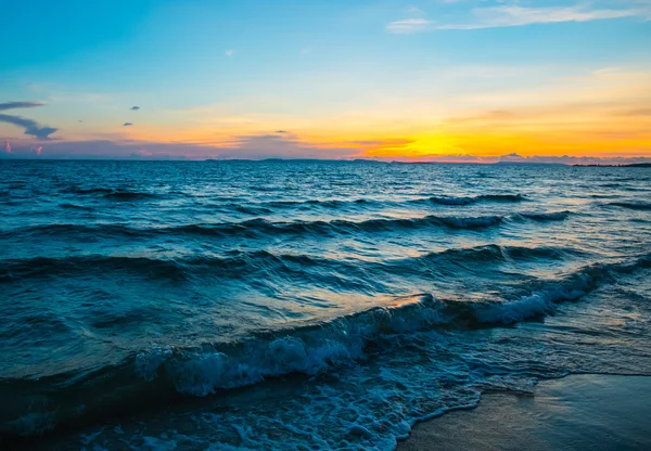 Moře při západu slunce — Stock fotografie