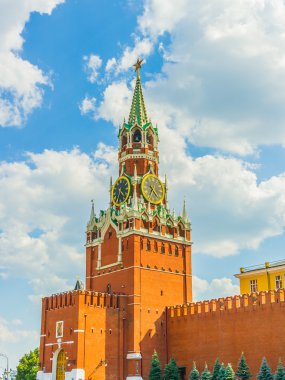 Moskova kremlin işçinin (kurtarıcı) Kulesi